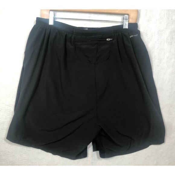 Nike 7" Phenom 2 In 1 Running Shorts Black Dri-Fit Lined 547820-010 Men's XXL - Picture 2 of 11